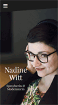 Mobile Screenshot of nadine-witt.de