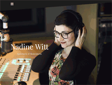 Tablet Screenshot of nadine-witt.de